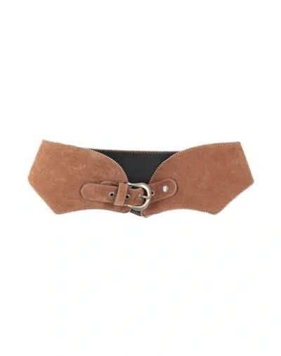 Aniye By Woman Belt Brown Size 2 Leather