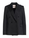 Aniye By Woman Blazer Black Size 8 Cotton, Elastane