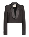 Aniye By Woman Blazer Black Size 8 Cotton, Polyester, Elastane In Black