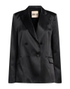 Aniye By Woman Blazer Black Size 4 Polyester, Elastane