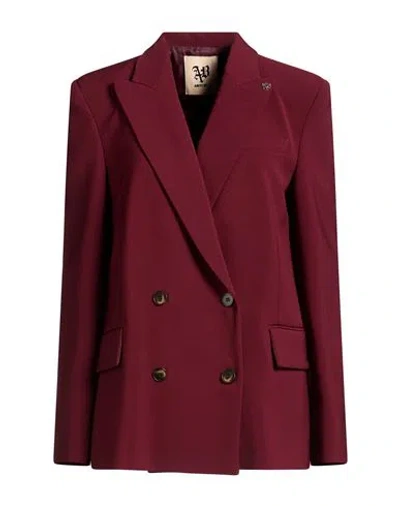 Aniye By Woman Blazer Brick Size S Polyester, Elastane In Red