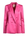 Aniye By Woman Blazer Fuchsia Size 6 Polyester, Elastane In Pink