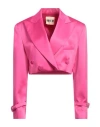 Aniye By Woman Blazer Fuchsia Size 6 Polyester, Elastane In Pink