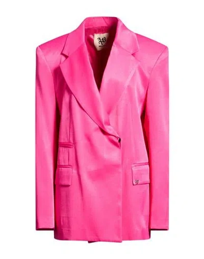 Aniye By Woman Blazer Fuchsia Size M Viscose In Multi