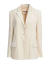 Aniye By Woman Blazer Ivory Size 8 Viscose In White
