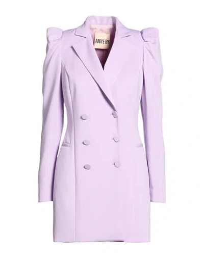 Aniye By Woman Blazer Lilac Size 8 Polyester, Elastane In Purple