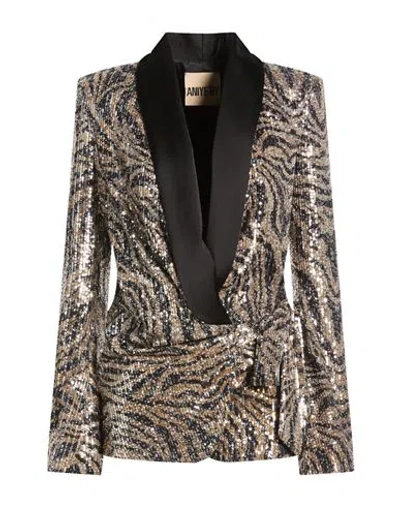 Aniye By Woman Blazer Marigold Size 4 Polyester In Yellow