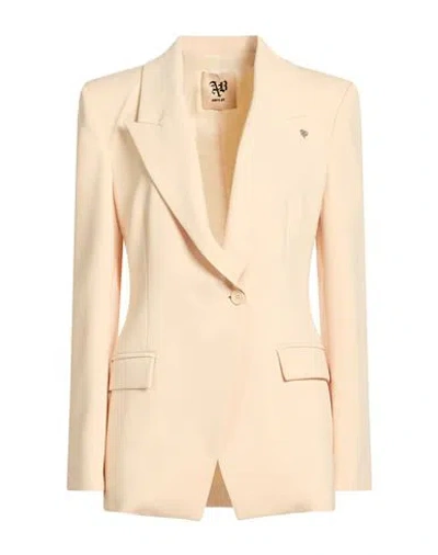 Aniye By Woman Blazer Pastel Yellow Size Xs Polyester, Elastane In Neutral