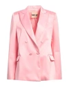 Aniye By Woman Blazer Pink Size 6 Polyester, Elastane