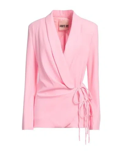Aniye By Woman Blazer Pink Size 8 Polyester, Elastane