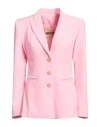 Aniye By Woman Blazer Pink Size 8 Polyester, Elastane