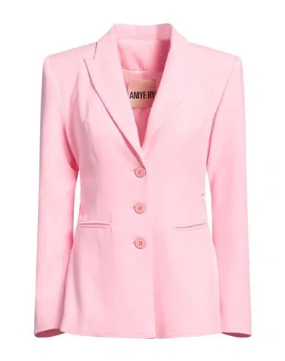 Aniye By Woman Blazer Pink Size 8 Polyester, Elastane