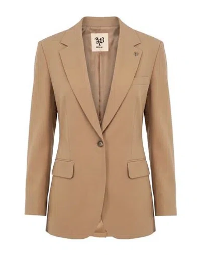 Aniye By Woman Blazer Sand Size Xs Polyester, Viscose, Elastane In Neutral