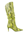 Aniye By Woman Boot Yellow Size 9 Textile Fibers In Yellow