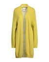 Aniye By Woman Cardigan Lime Green Size Onesize Acrylic, Polyamide, Mohair Wool