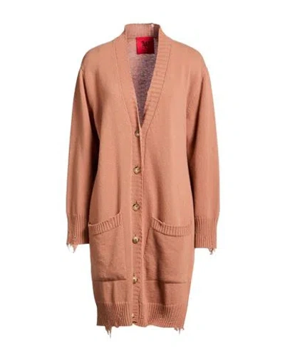 Aniye By Woman Cardigan Antique Rose Size M Virgin Wool In Neutral