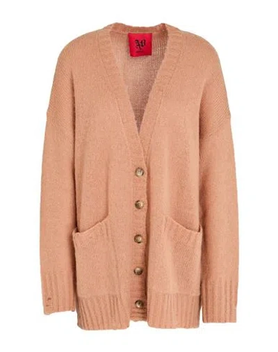 Aniye By Woman Cardigan Apricot Size L Acrylic, Polyamide, Alpaca Wool In Black