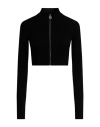 Aniye By Woman Cardigan Black Size M Viscose, Polyester In Black