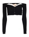 Aniye By Woman Top Black Size L Viscose, Polyester, Cotton In Black