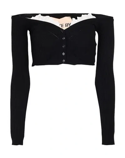 Aniye By Woman Top Black Size L Viscose, Polyester, Cotton