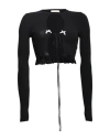Aniye By Woman Cardigan Black Size M Viscose, Polyester, Cotton