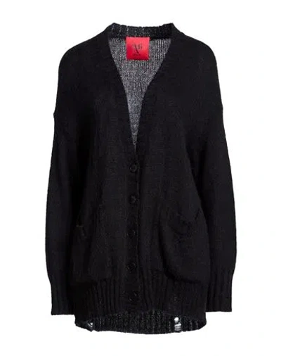 Aniye By Woman Cardigan Black Size S Acrylic, Polyamide, Alpaca Wool