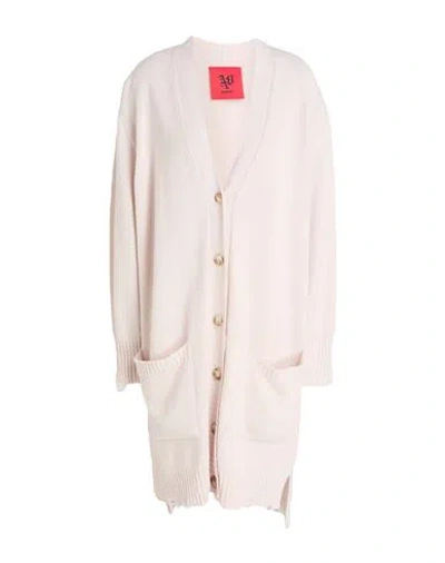 Aniye By Woman Cardigan Blush Size M Virgin Wool In Pink