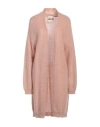 Aniye By Woman Cardigan Blush Size Onesize Acrylic, Polyamide, Mohair Wool In Pink
