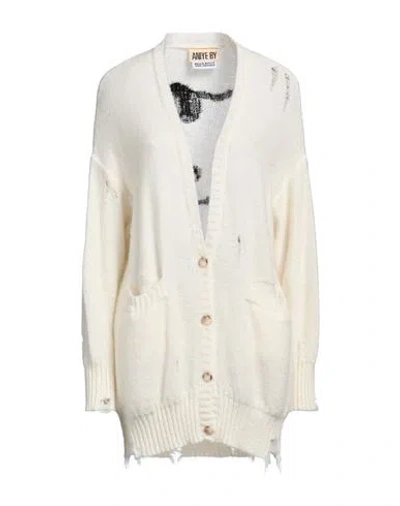 Aniye By Woman Cardigan Cream Size Xs Polyamide, Alpaca Wool, Acrylic In White