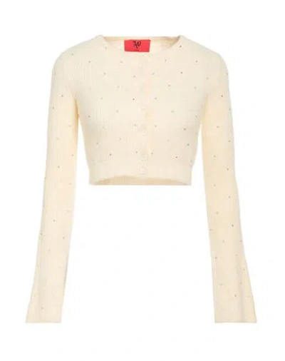 Aniye By Woman Cardigan Cream Size S Polyamide, Acrylic, Alpaca Wool, Elastane In White