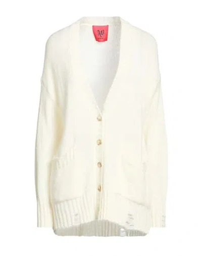 Aniye By Woman Cardigan Ivory Size Xs Acrylic, Polyamide, Alpaca Wool In White