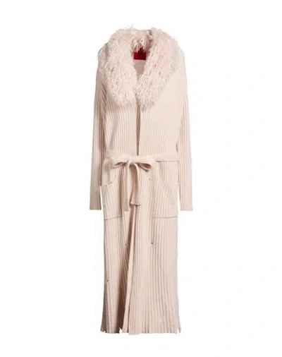 Aniye By Woman Coat Beige Size Xs Wool, Polyamide, Polyester In Pink