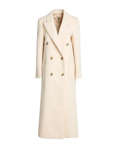 Aniye By Woman Coat Cream Size S Polyester In White