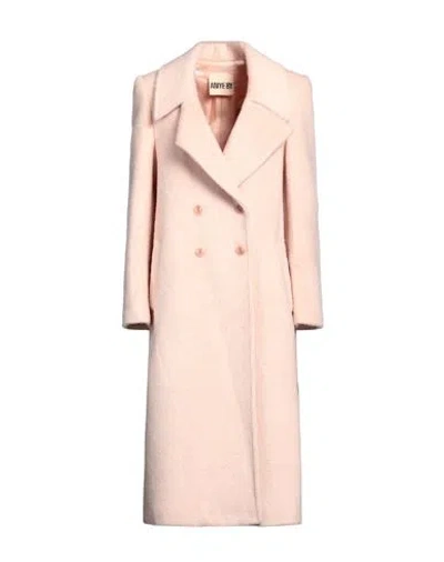 Aniye By Woman Coat Light Pink Size 4 Acrylic, Polyamide