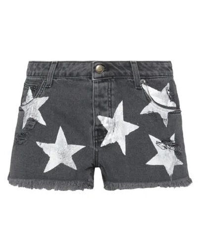 Aniye By Woman Denim Shorts Black Size 30 Cotton