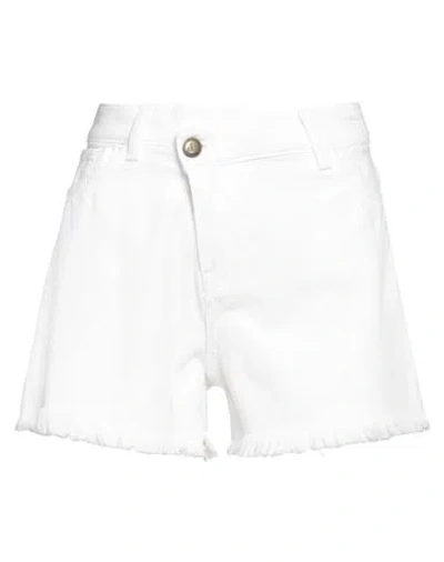 Aniye By Woman Denim Shorts White Size 30 Cotton