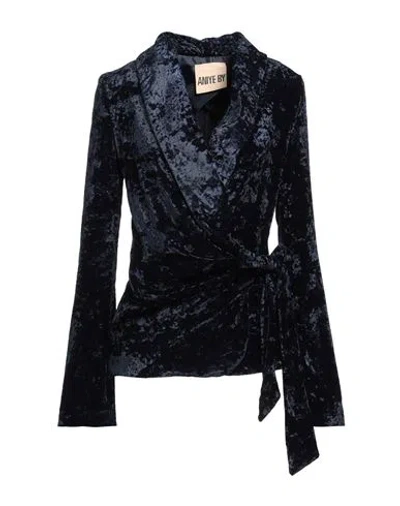 Aniye By Woman Jacket Navy Blue Size 4 Polyester