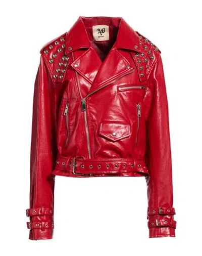 Aniye By Woman Jacket Red Size S Polyester