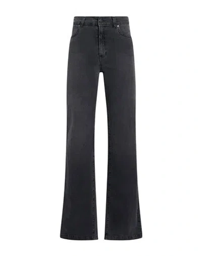 Aniye By Woman Jeans Charcoal Size 25 Cotton, Elastane In Multi