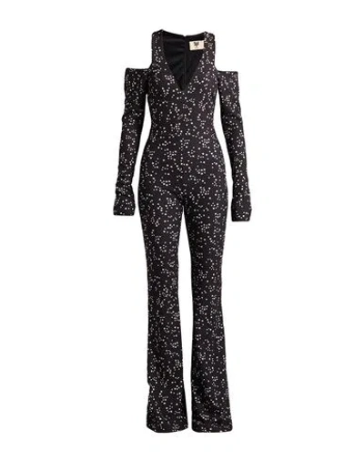 Aniye By Woman Jumpsuit Black Size M Polyester, Elastane