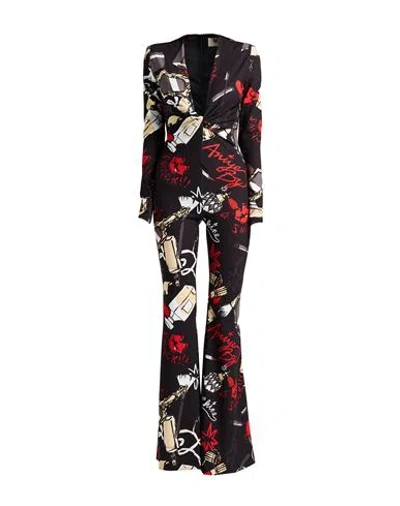 Aniye By Woman Jumpsuit Black Size Xs Polyester, Elastane