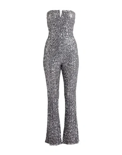 Aniye By Woman Jumpsuit Grey Size M Polyester, Elastane In Gray