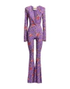 Aniye By Woman Jumpsuit Purple Size 6 Polyester, Elastane In Purple