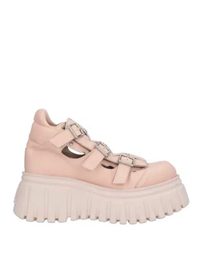 Aniye By Woman Loafers Blush Size 7 Soft Leather In Pink