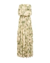 Aniye By Woman Maxi Dress Beige Size 4 Viscose In Gold