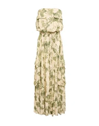 Aniye By Woman Maxi Dress Beige Size 4 Viscose In Gold