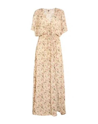Aniye By Woman Maxi Dress Beige Size M Viscose In Neutral