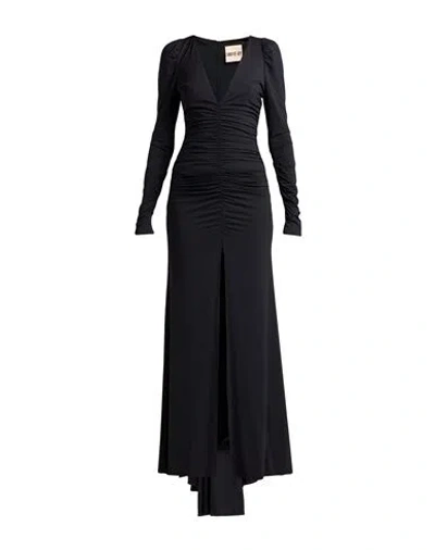 Aniye By Woman Maxi Dress Black Size 8 Polyamide, Elastane
