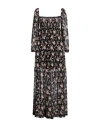 Aniye By Woman Maxi Dress Black Size 4 Polyester In Multi