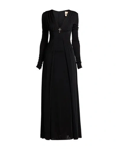 Aniye By Woman Maxi Dress Black Size 4 Polyester, Elastane